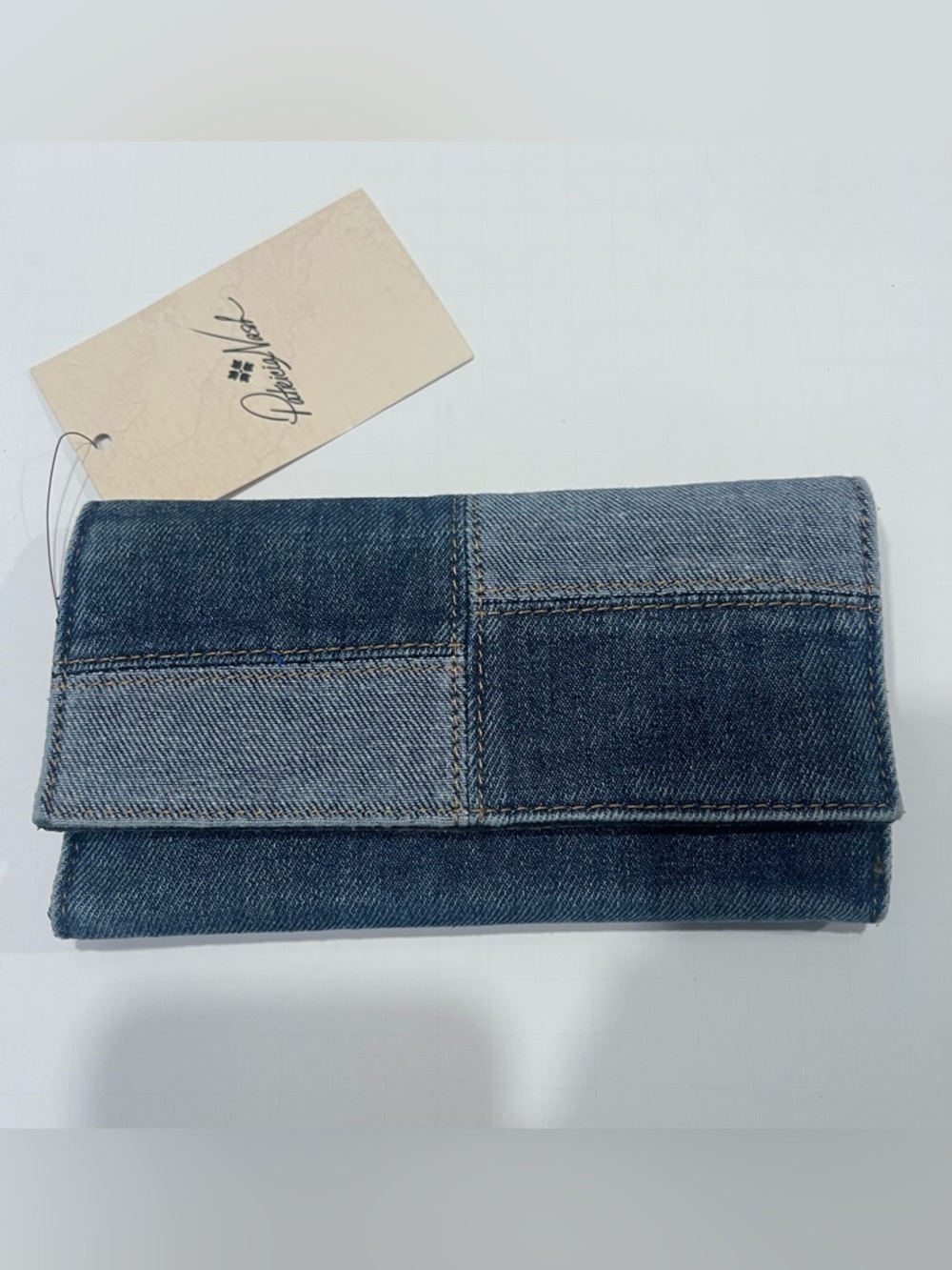 Patricia Nash Terresa Denim Patchwork Wallet